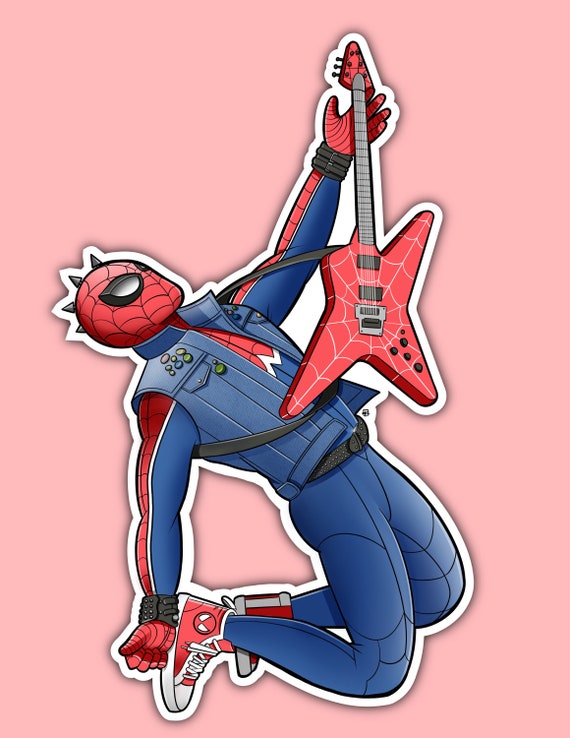 Spiderpunk Stickers for Sale