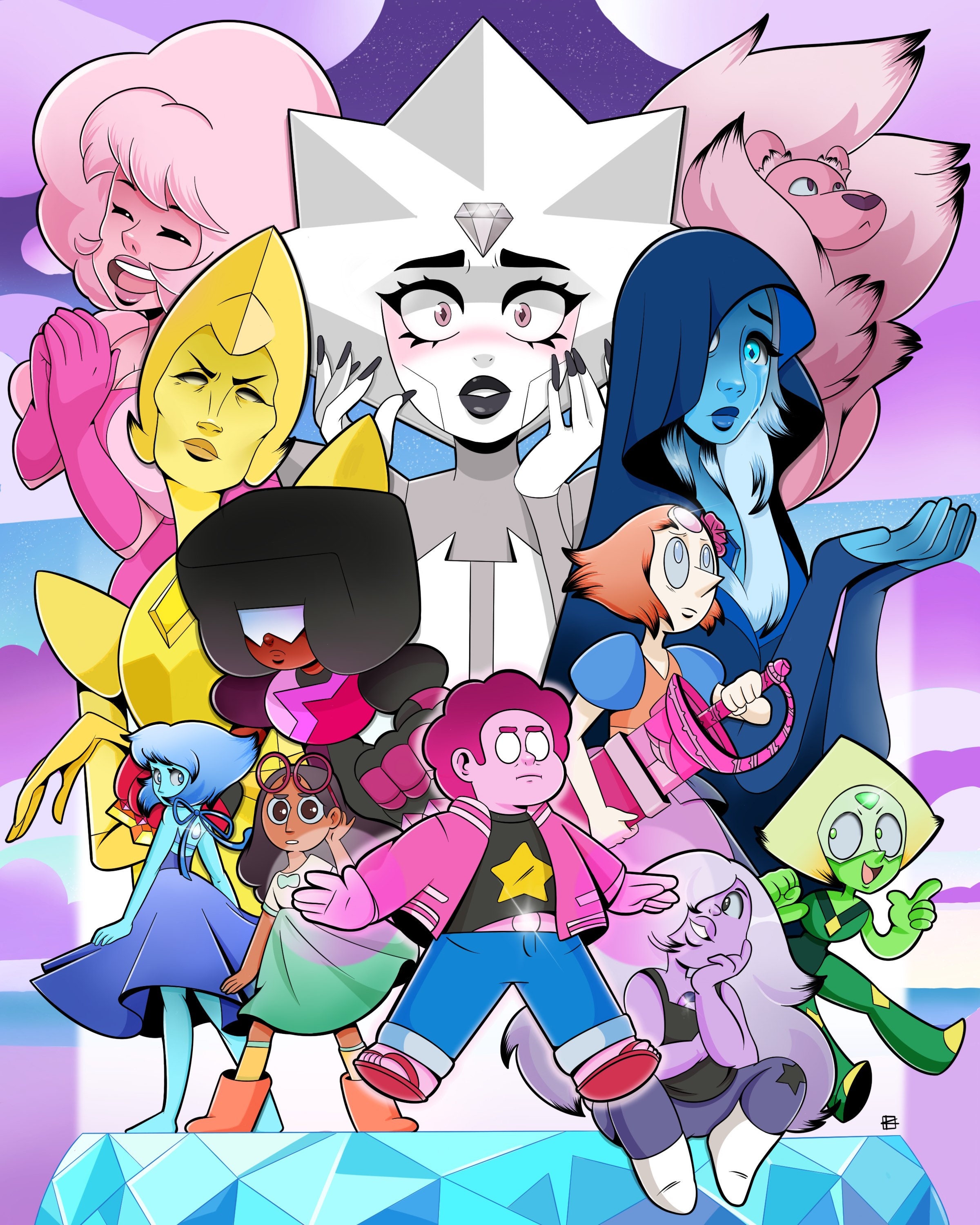 Image result for steven universe poster season 5  Steven universe poster,  Crystal gems steven universe, Steven universe pictures