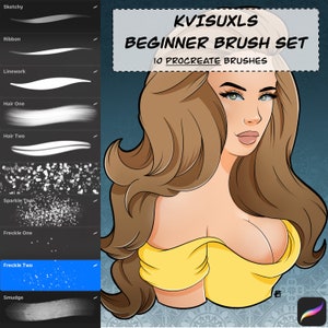 Kvisuxls Beginner Procreate Brush Pack