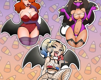 Halloween Babes Sticker Pack