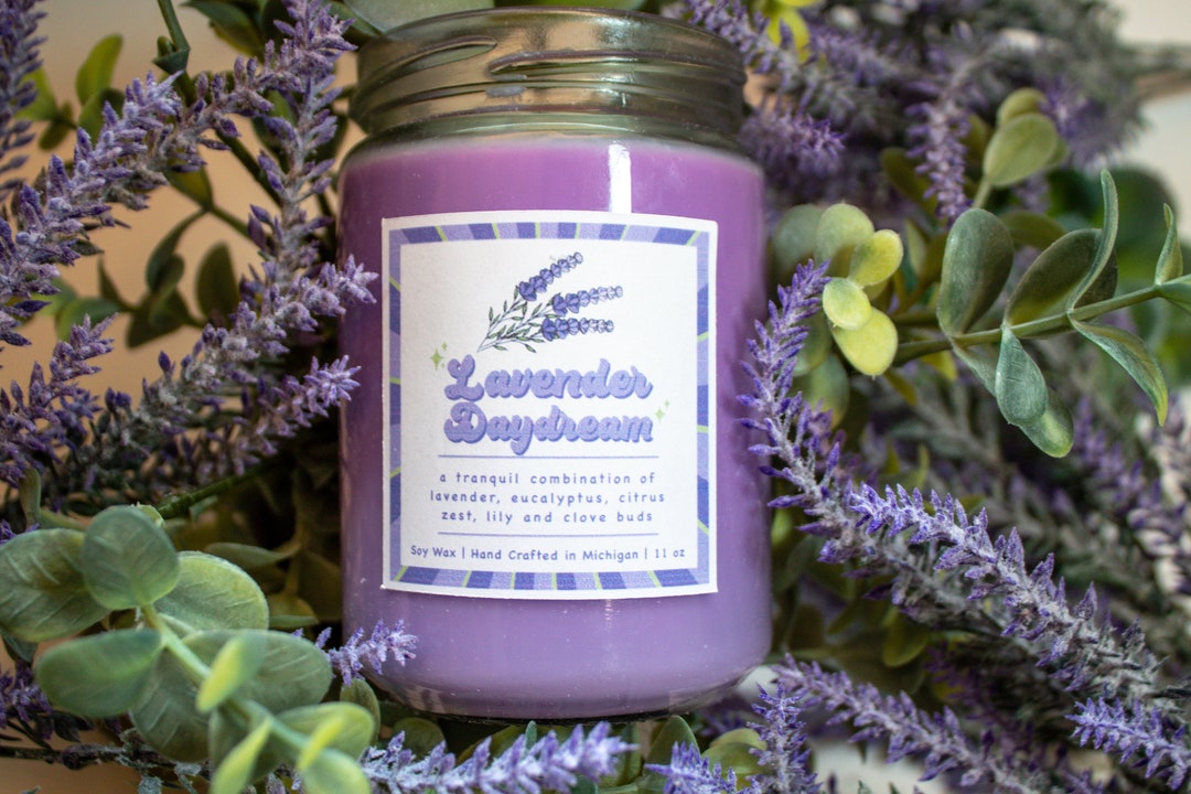 Lavender Daydream Sunny Soy Candle - Etsy