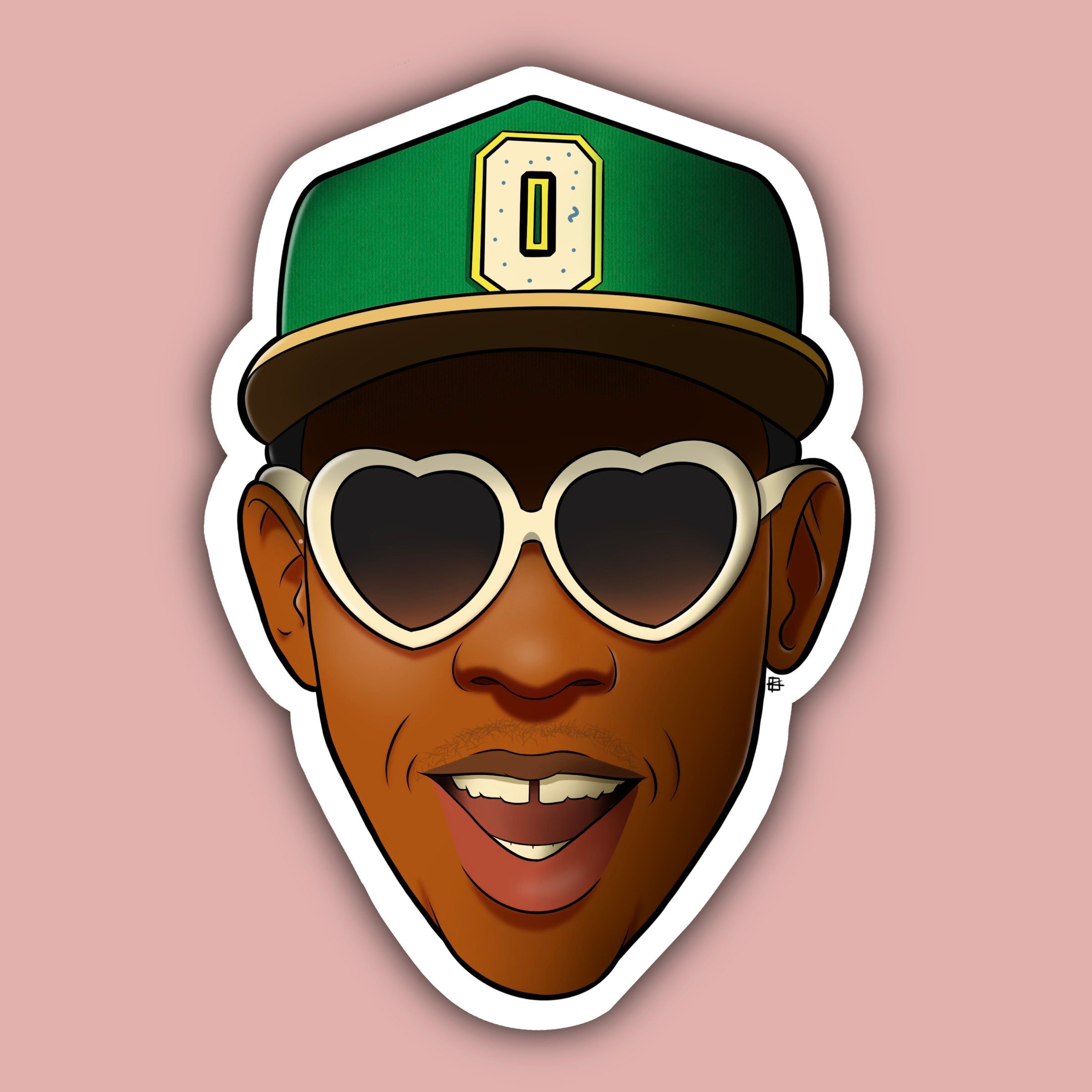 Tyler The Creator Round Stickers Decorative Stickers Gift For Fans