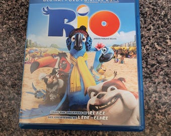 Rio (2011) Blu-Ray DVD Combo Pack | Vintage Animation Film Collectible