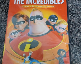The Incredibles DVD 2004 • Vintage Disney Pixar Movie • Collectible Family Film • Pre-Owned DVD