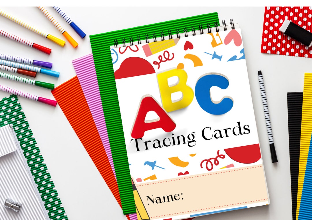 Fun ABC Tracing Letter Book Printables, Engaging Alphabet Practice ...