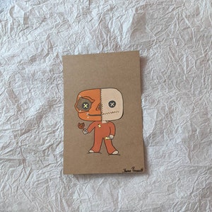 Trick R Treat, Sam Hain, trick or treat, horror movie decor, horror movie art, Funko pop style painting, Halloween home decor, Halloween