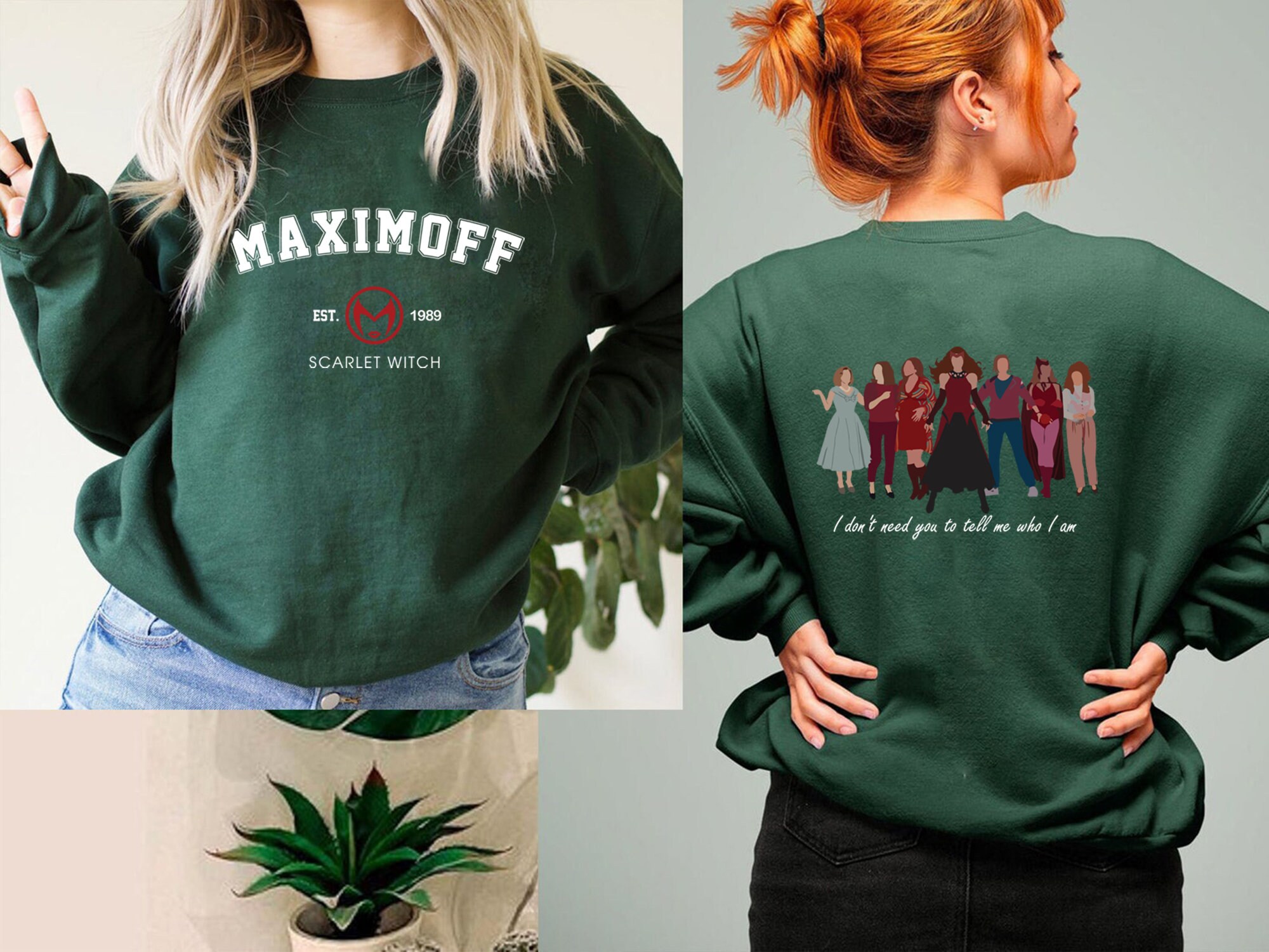 Print 2 Sides Maximoff 1989 Sweater 