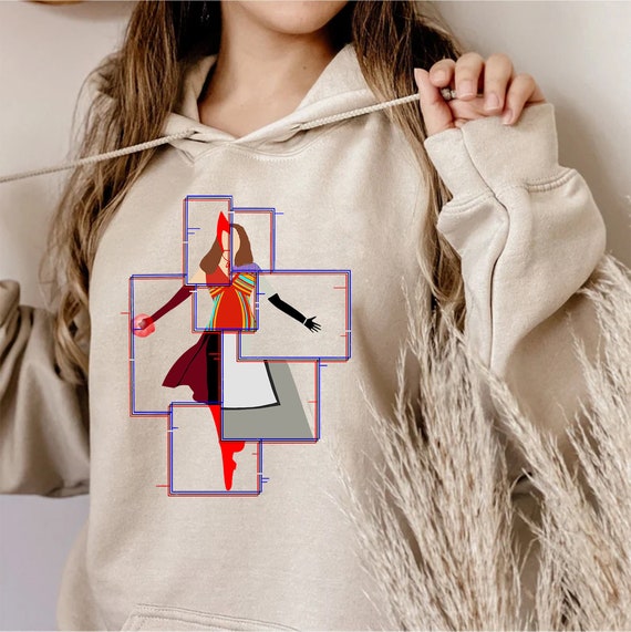 Wanda Maximoff Styles Hoodie Scarlet 