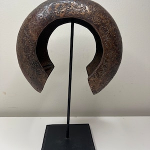 Large Currency Cast Bronze/Brass Tikar/Kota Africa Art 7” X 8&quot; African art