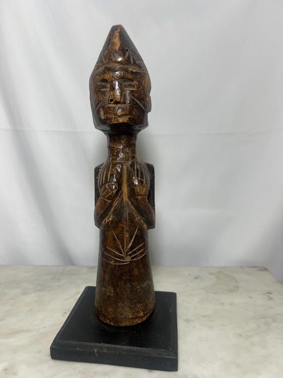 ロビ立像木製像：ブルキナファソのアフリカン・アールデコ彫刻 - Etsy 日本