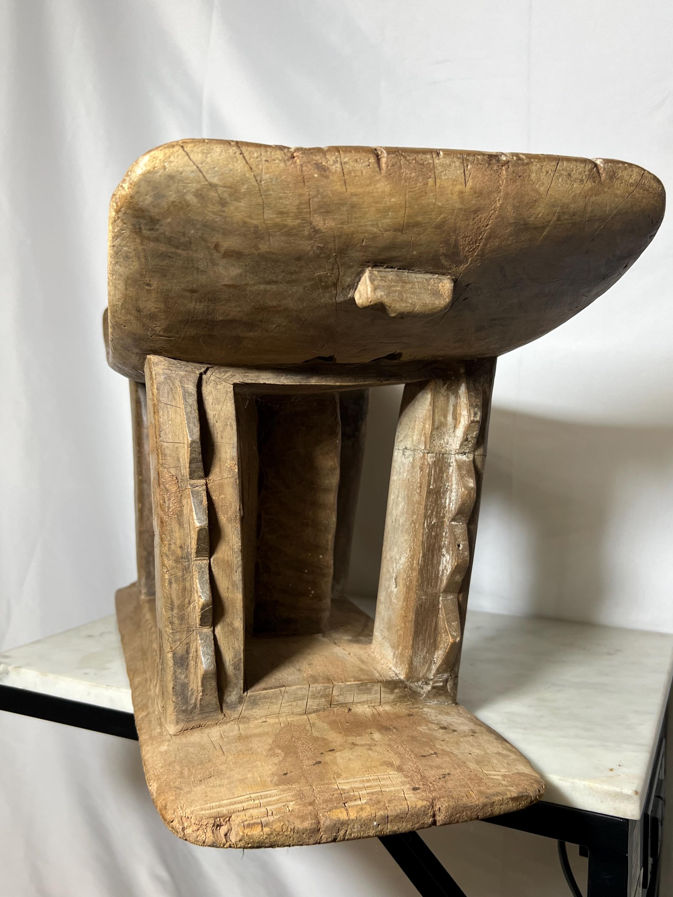 Antique Ashanti Stool – Hand Carved African Tribal Wood Ghana Folk Art ...