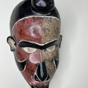 Yombe mask Congo drc zaire tribal art african old African 12&quot; X 7&quot;