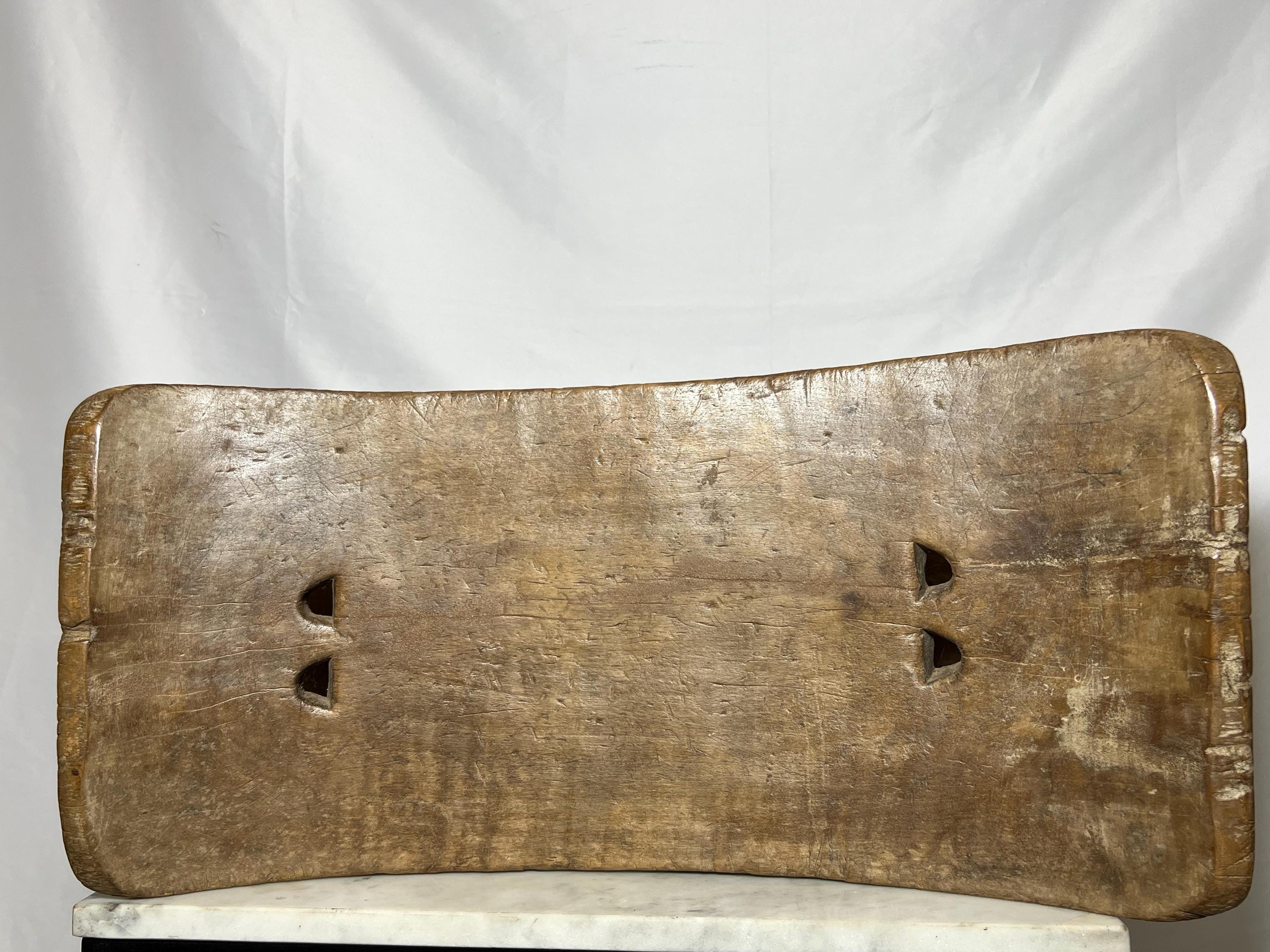 Antique Ashanti Stool – Hand Carved African Tribal Wood Ghana Folk Art ...