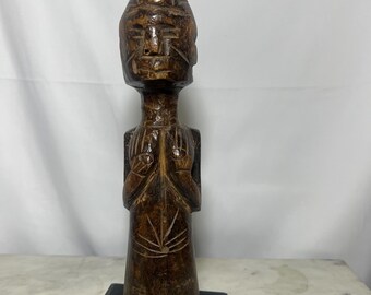 ロビ立像木製像：ブルキナファソのアフリカン・アールデコ彫刻 - Etsy 日本