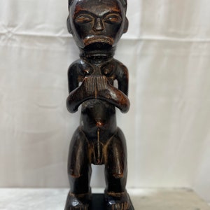 Fang Reliquary Figure Gabon 16&quot; X 3&quot;X2&quot; African Art Deco
