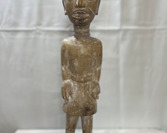 Fante Figura in legno in piedi Ghana 15"X4"X4" Art Deco africano