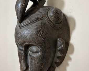 Rare 1970s Kwakiutl NW Coast Native American Mask Ozzie Matilpi