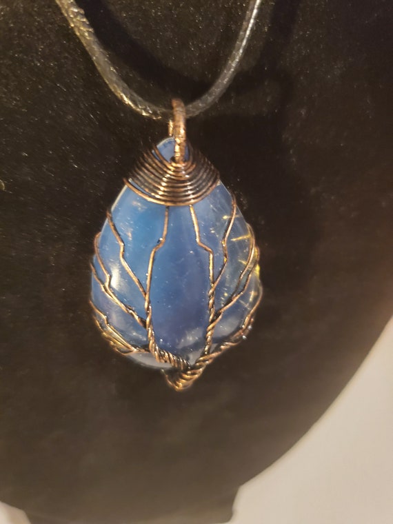 Opal Pendant with Gold Necklace Etsy