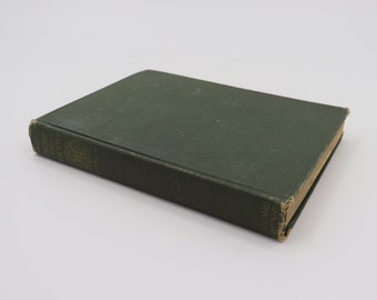 1916 English Prose & Poetry (1137-1892) by John Matthews Manly - Antique Vintage Green Poem Book