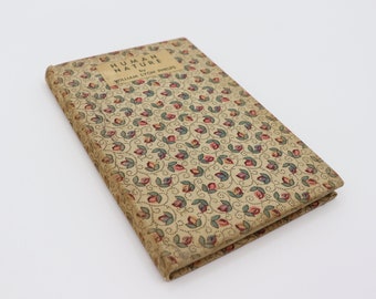 First Edition 1931 Human Nature by William Lyon Phelps Antique Vintage Life Lesson Book 1930s Brown Book with Pink Flower Decorations