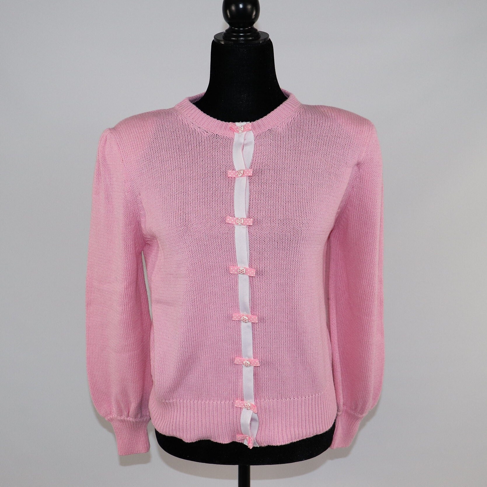 Bow Shoulder Sweater - Etsy