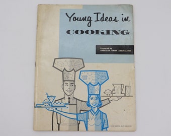 1959 Young Ideas in Cooking Cookbook by America's Dairy Association Antique Vintage Cook Book Breakfast Lunch Dinner