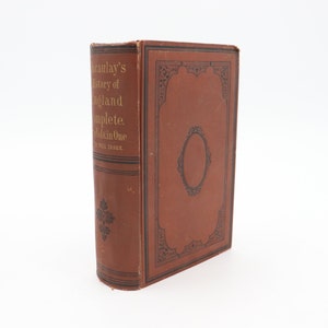 Macaulay's History of England from the Accession of James II by Thomas Babington Macaulay - Stoddart's Edition - Antique Decorative Red Book