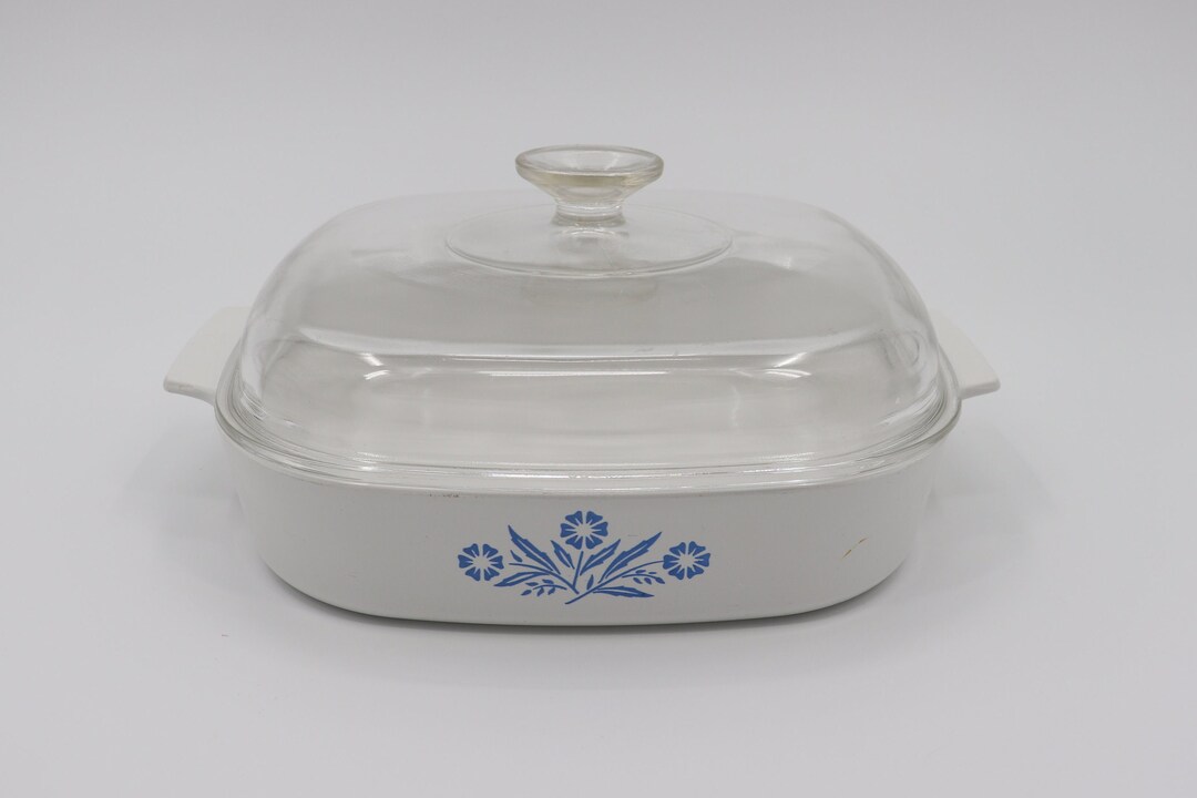 Vintage Corning Ware Casserole Dish With Lid A-10-B 3/4 X 3/4