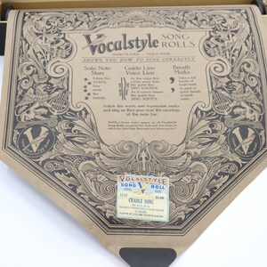 Antique Set of 6 Piano Scrolls 1910s-1920s - Imperial Songrecord, Q.R.S ...