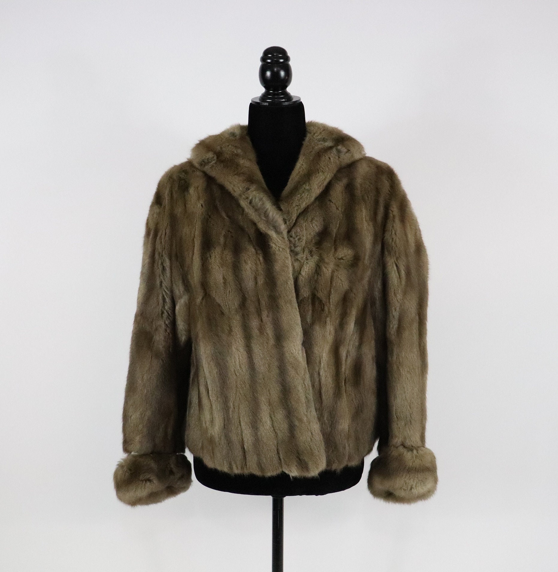 ジャケット・アウター vintage fur jacket / Mods coat Vintage 1960s Brown Mink Coat by Stanley Furs - Denver, Colorado