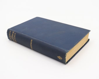 1895 Lectures and Biographical Sketches by Ralph Waldo Emerson - Antique Vintage Blue Book