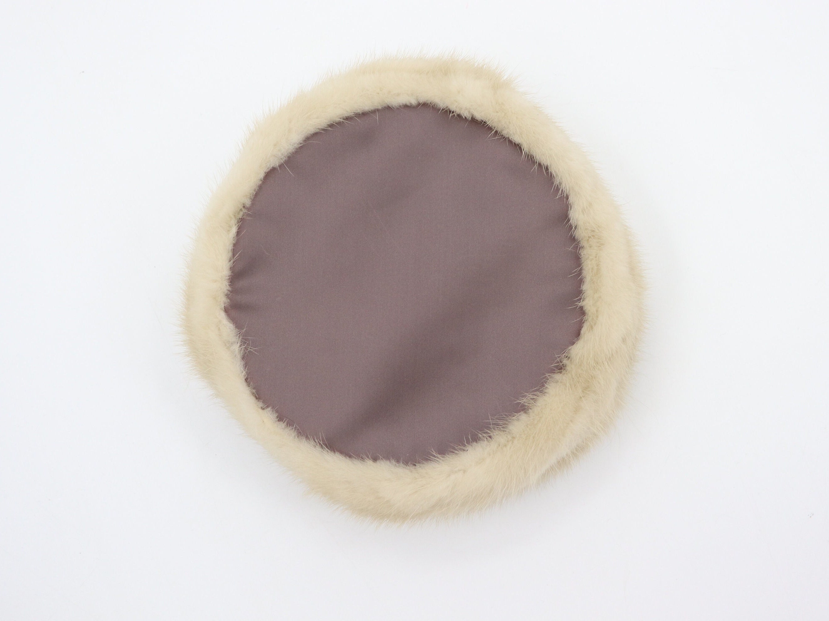 Vintage 50s Brown Mink Velvet Pillbox Hat Coralie Vintage 50” Styled by Coralie Pillbox Brown | Mercari main image 3