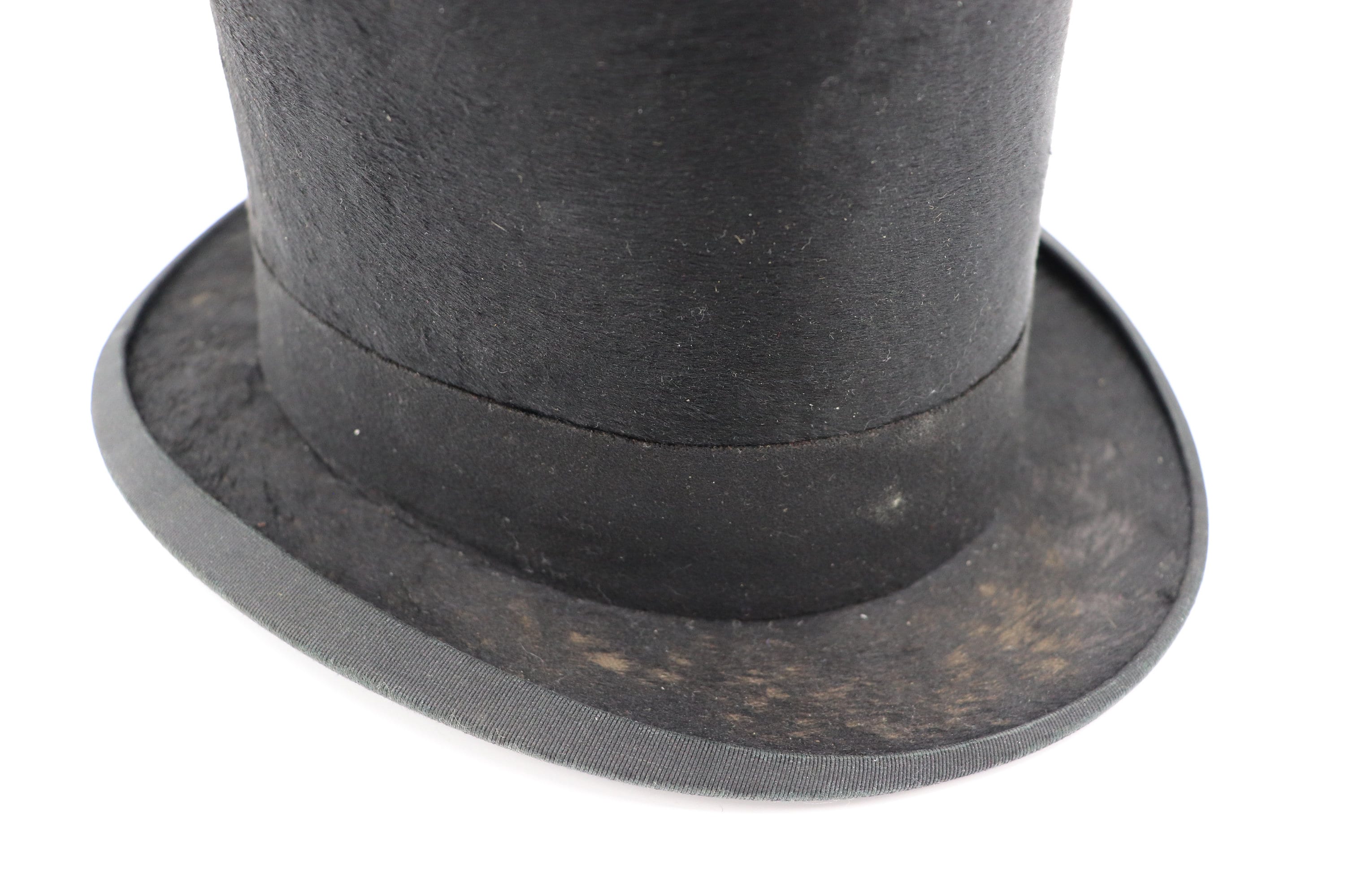 Antique Vintage Satchell and Son Hatters of London Top Hat