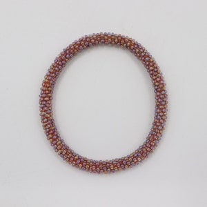 Vintage Pink Red Beaded Bracelet - Simple Jewelry for Women -