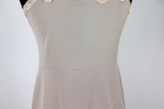 Vintage Light Brown Slip Dress by Mistee - 1960s … - image 8