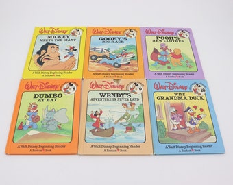 1986 Walt Disney Fun to Read Library Bantam Books Set of 15