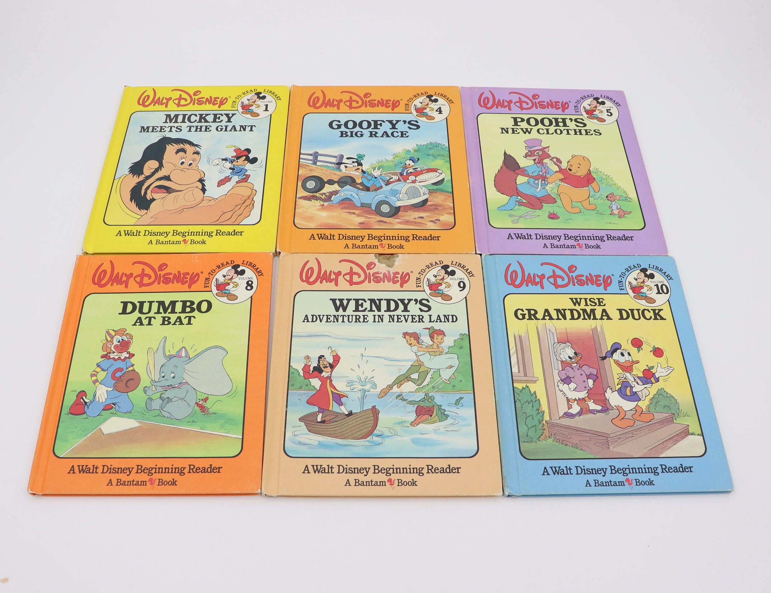 1986 Walt Disney Fun To Read Library Bantam Books Set Of 15 Volumes 1 1986 Walt Disney Fun To Read Library Bantam Books Set Of 15 Volumes 1