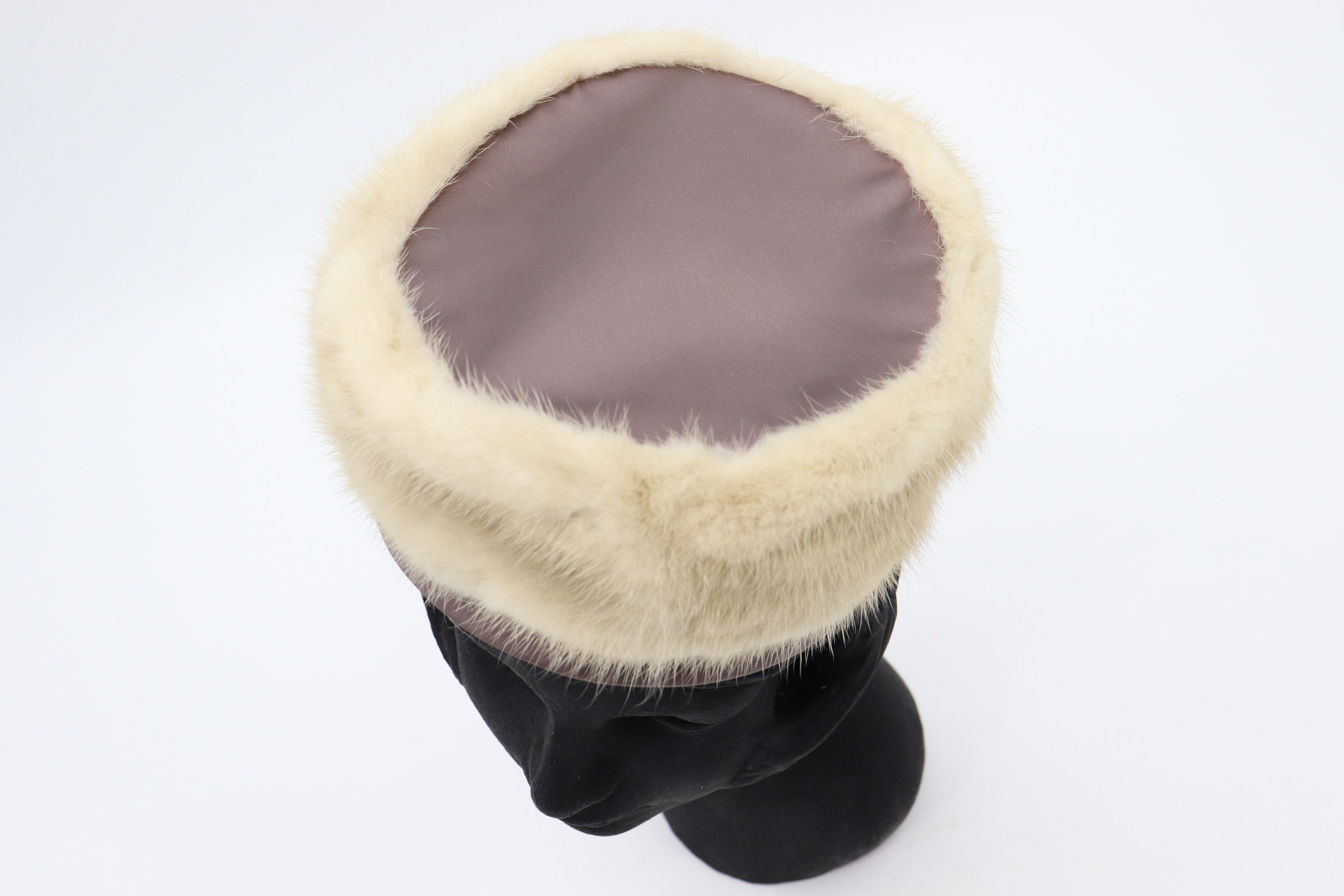 Vintage Brown Mink Hat by Styled by Coralie - 1950s 1960s 