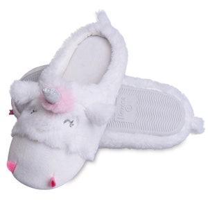 Unicorn Slippers / Soft and Warm Fleece Slippers