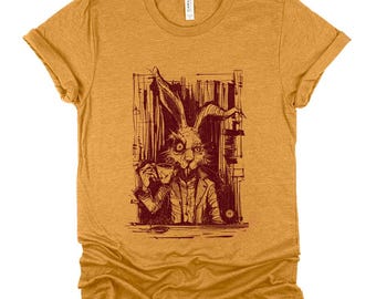 March Hare Tea Time: A Caffeinated Delight T-Shirt