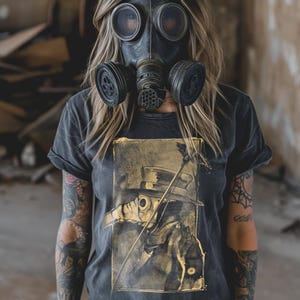 Plague Doctor Unisex T-shirt/ Spooky Aesthetic Death and Pandemic Tee/ Gothic Gloomy Vintage Design/ Screen Printed