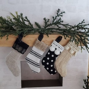 Miniature Dollhouse Christmas Stockings