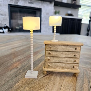 Miniature Dollhouse Floor Lamp