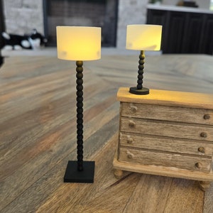 Miniature Dollhouse Floor Lamp