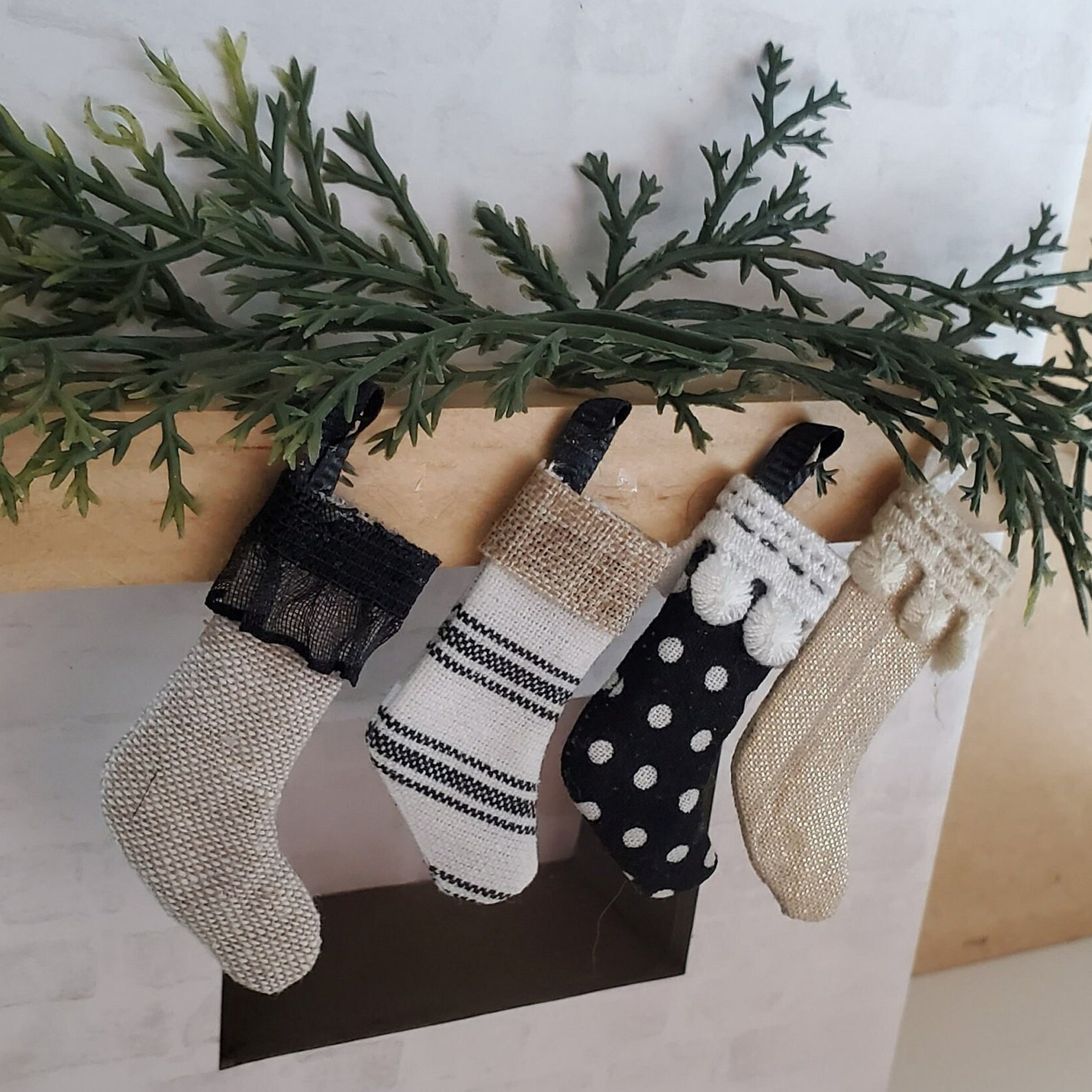 Miniature Dollhouse Christmas Stockings Etsy