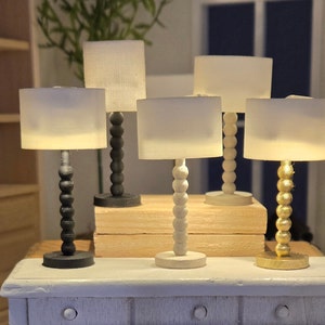 Miniature Dollhouse Table Lamp