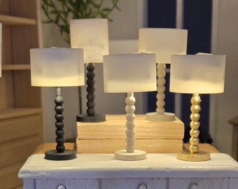 Miniature Dollhouse Table Lamp