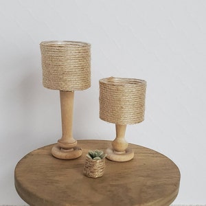 Miniature Dollhouse Table Lamp