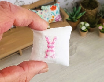 Miniature Dollhouse Decorative Easter Throw Pillow