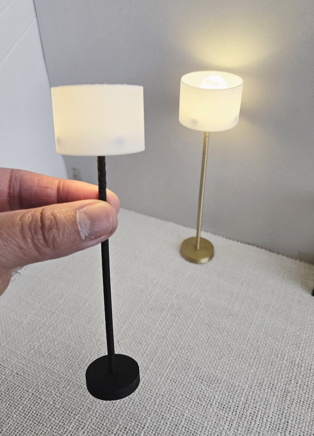 Miniature Floor Lamp- Dark Powder